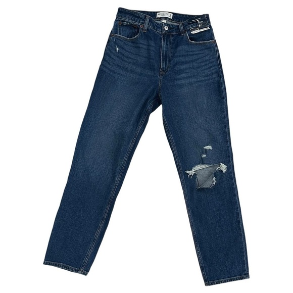 Abercrombie & Fitch the Mom high rise curve love jeans size 28 - Picture 1 of 5